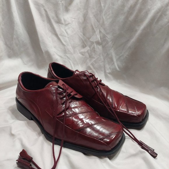 Giorgio Brutini Privet Collection Genuine Eel Skin Leather Oxfords main image 6